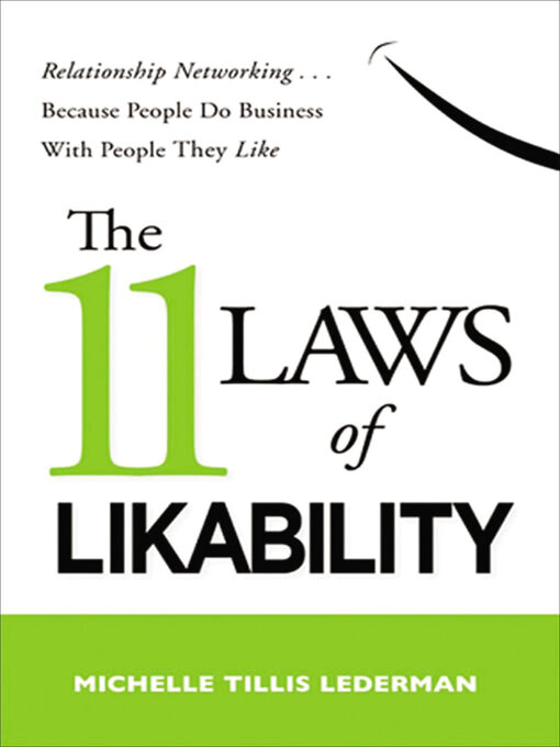 Title details for The 11 Laws of Likability by Michelle Tillis Lederman - Available